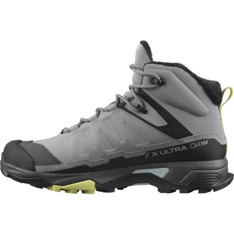 Grey Salomon X Ultra 4 Mid Winter Thinsulate Climasalomon Waterproof Women's Winter Boots | IE XZ9217